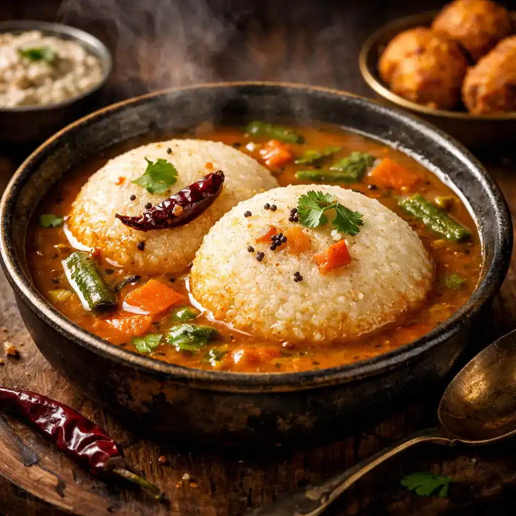 Sambar Idly - 2 Pcs at Hashtag India